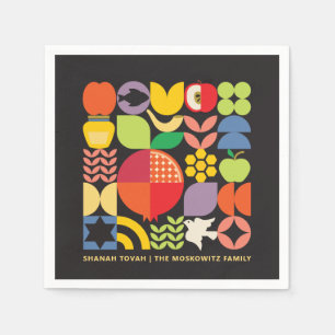 Rosh Hashanah Persoonlijk Joods nieuwjaar Servet