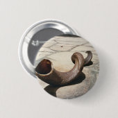 Rosh Hashanah Pin Ronde Button 5,7 Cm (Voorkant /achterkant)