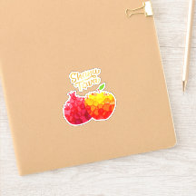 Rosh Hashanah Prachtige Granaatappels Kiss-cut Vin