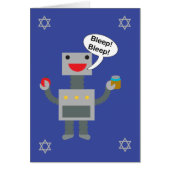Rosh Hashanah Robot Bslaap Bpiep Funny Personalise (Voorkant)