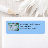 Rosh Hashanah Shana Tova Dove met Appels Etiket (Insitu)