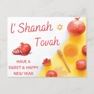 Rosh Hashanah - Shana Tova, Joods nieuwjaar Briefkaart