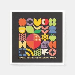 Rosh Hashanah Specialized Jewish New Year Napkins Servet