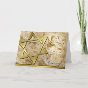 Rosh hashanah-StarofDavid Feestdagen Kaart