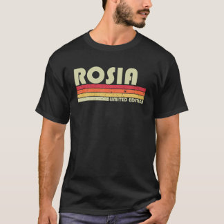 ROSIA Naam Persoonlijke Retro 80S 90S geboorte T-shirt