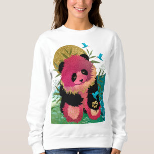 ROSIE BEER panda - witte shirten kiezen stijl Trui