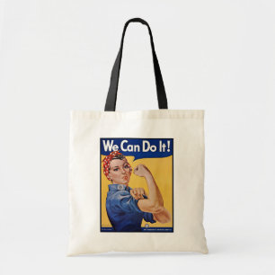 Rosie de Klinker: Sterke Vrouwen Vrouwelijke Empow Tote Bag