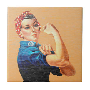 Rosie de Nieter Vintage Empowerment Tegeltje
