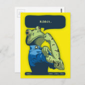 Rosie de Ribbiter Briefkaart (Voorkant / Achterkant)