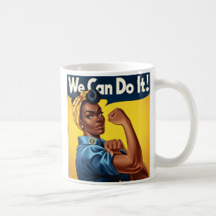 Rosie de Riveter Afro-Amerikaanse Dame Koffiemok