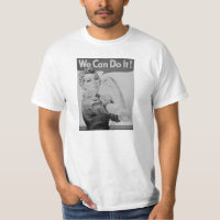 Rosie de Riveter B/W, WWII-oorlogsinspanning T