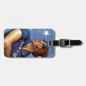 "Rosie de Riveter" Bagagelabel (Voorkant horizontaal)