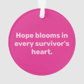 Rosie de Riveter borstkanker bewustzijn Ornament (achterkant)