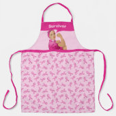 Rosie de Riveter borstkanker bewustzijn Schort (Voorkant)