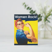 Rosie de Riveter ~ Briefkaart (Staand voorkant)