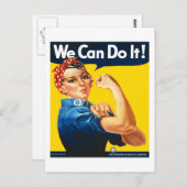 Rosie de Riveter Briefkaart (Voorkant / Achterkant)
