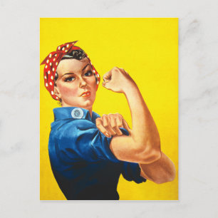 Rosie De Riveter Briefkaart