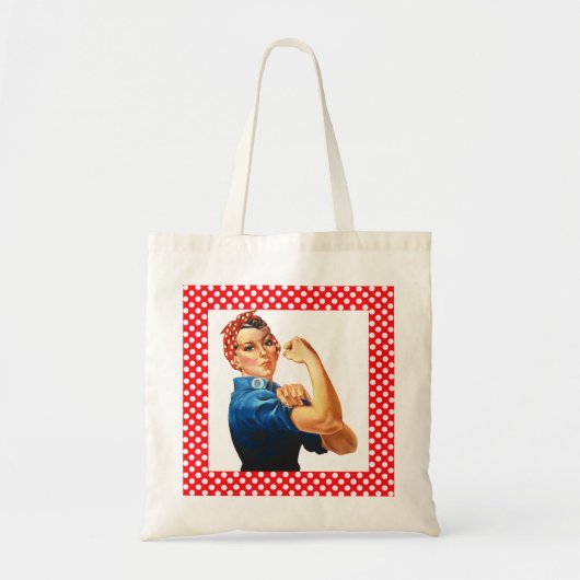 Rosie de Riveter-Canvas tas (Voorkant)