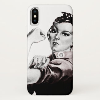 Rosie de Riveter iPhone X Hoesje