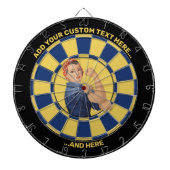 Rosie de Riveter Dartbord (Voorkant)