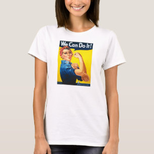 Rosie de Riveter die we kunnen doen de Tweede Were T-shirt