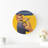 Rosie de Riveter die we kunnen doen. jouw tekst hi Grote Klok (Huis)