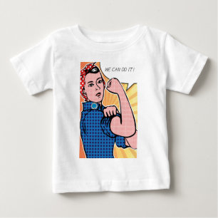 Rosie de Riveter die we kunnen doen. Pop Art Stipp