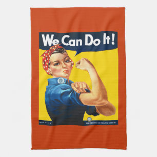 Rosie de Riveter die we kunnen gebruiken keukenhan Theedoek