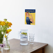 Rosie de Riveter Folie Afdrukken (Laag (Keuken))