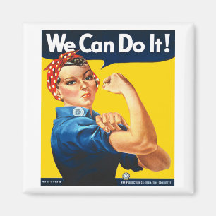 Rosie de Riveter Fridge Magnet Magneet