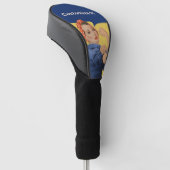 Rosie de Riveter Golfheadcover (Schuin)