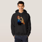 Rosie de Riveter Hoodie (Voorkant volledig)