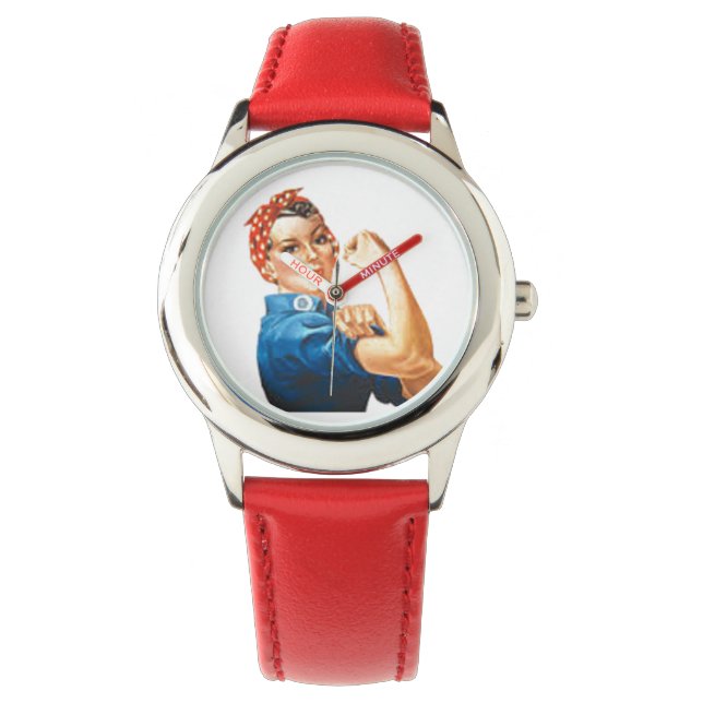 Rosie de Riveter Horloge (Voorkant)