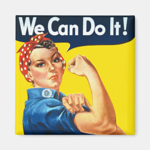 Rosie de Riveter (Iconisch Poster) (We kunnen het! Magneet