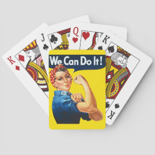 Rosie de Riveter (Iconisch Poster) (We kunnen het! Pokerkaarten