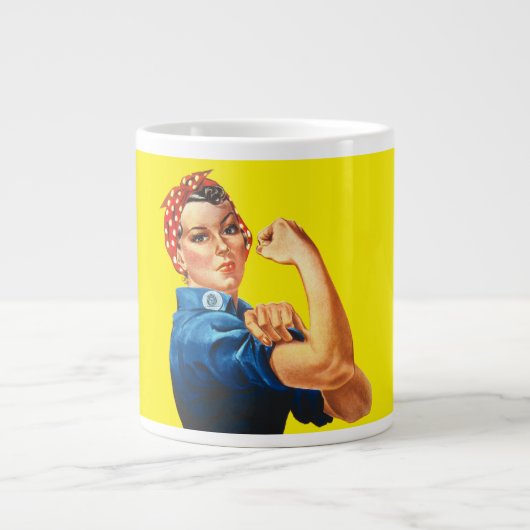 Rosie De Riveter Jumbo Mok (Voorkant)