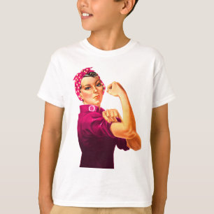 Rosie De Riveter - Kankerroze T-shirt