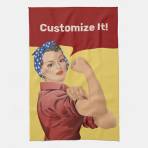 Rosie de Riveter Kitchen Towel