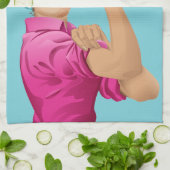 Rosie de Riveter Kitchen Towel Theedoek (Gevouwen)