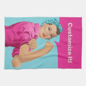 Rosie de Riveter Kitchen Towel Theedoek (Horizontaal)
