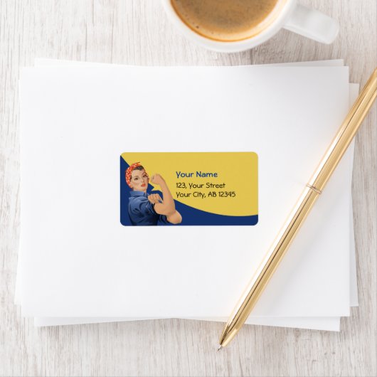 Rosie de Riveter Label (Insitu)