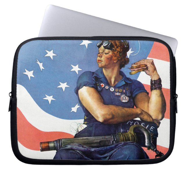 Rosie de Riveter Laptop Sleeve (Voorkant)