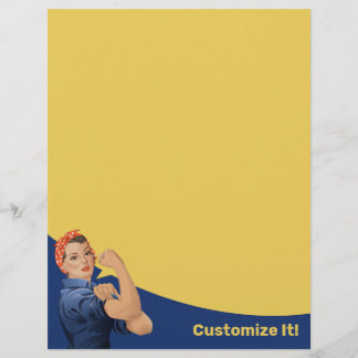 Rosie de Riveter Letterhead Briefhoofd