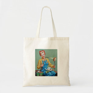Rosie de Riveter maakt gebrande kaas Tote Bag