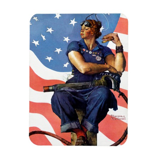Rosie de Riveter Magneet (Verticaal)