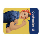 Rosie de Riveter Magneet (Horizontaal)