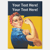 Rosie de Riveter Magneet (Voorkant)
