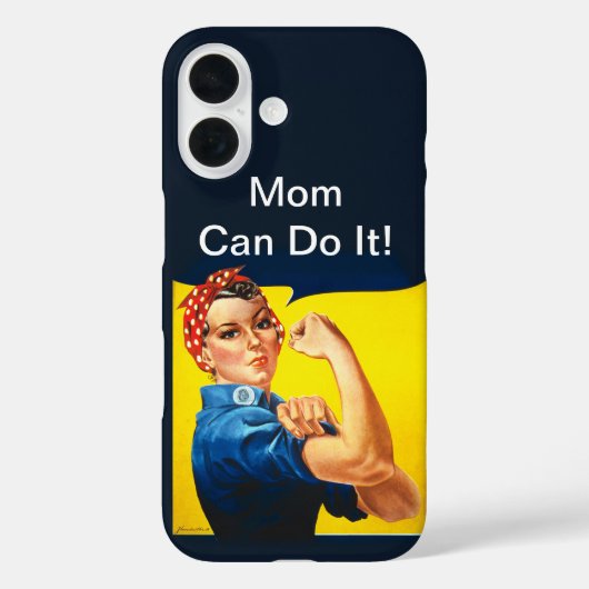 Rosie de Riveter ~ Mam Kan Het! Case-Mate iPhone Case (Achterkant)