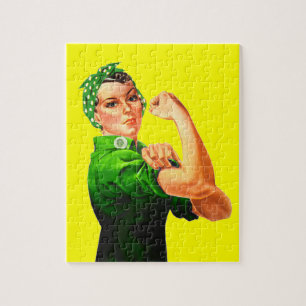 Rosie De Riveter - Militaire Steun Legpuzzel