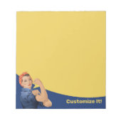 Rosie de Riveter Notitieblok (Voorkant)